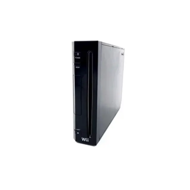 Alt view image 2 of 6 - Nintendo Wii Console Black Premium Bundle Includes Wii Sports Game, 2 Remotes & 2 Nunchuks