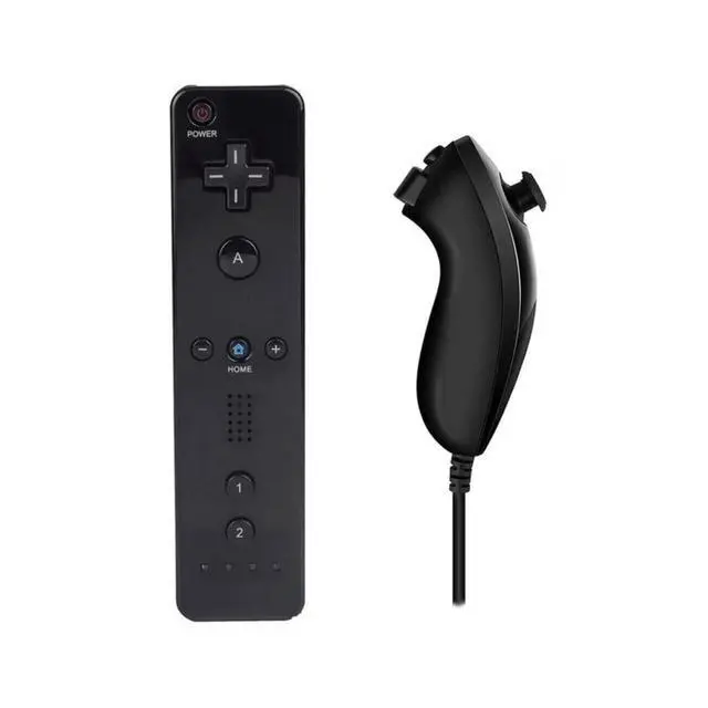 Alt view image 4 of 5 - Nintendo Wii Console System Bundle - Black, Includes 4 Controllers (Refurbished)