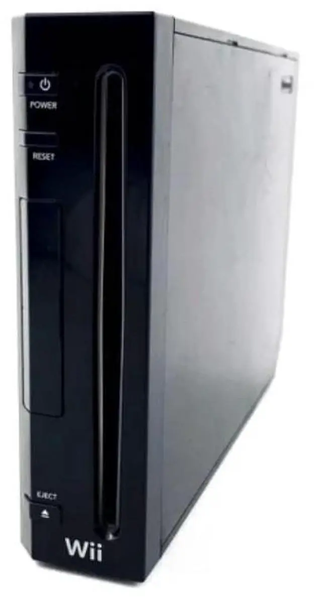 Alt view image 2 of 5 - Nintendo Wii Video Game Console Black Refurbished Bundle for 4 Player Set