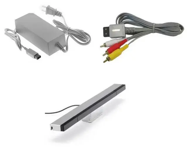 Alt view image 5 of 5 - Nintendo Wii Video Game Console Black Refurbished Bundle for 4 Player Set