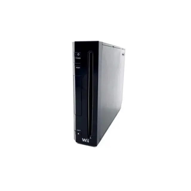 Alt view image 3 of 6 - Nintendo Wii Console 4-Player Bundle Black - Refurbished with 2 Black & 2 White Remotes & Nunchuks