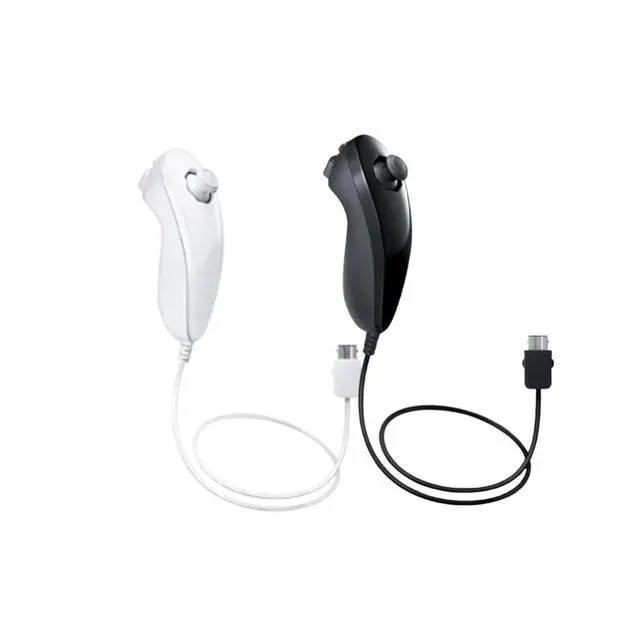 Alt view image 5 of 6 - Nintendo Wii Console 4-Player Bundle Black - Refurbished with 2 Black & 2 White Remotes & Nunchuks