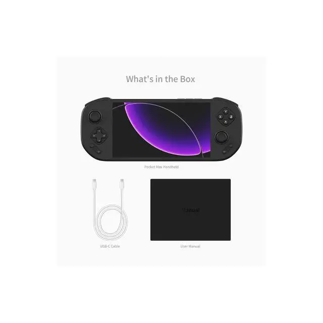 Alt view image 5 of 5 - MANGMI Pocket Max Handheld Video Game 7-inch 144Hz AMOLED Display