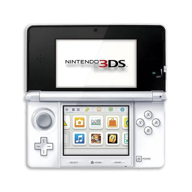 Alt view image 2 of 5 - Nintendo 3DS Handheld Game Console, Ice White Refurbished Dual-Screen Portable Video Game System