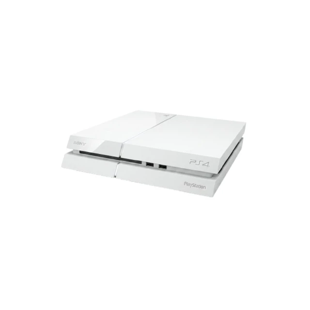 Alt view image 2 of 5 - Sony PlayStation 4 PS4 500GB Gaming Console with Retrofam Controller, Glacier White