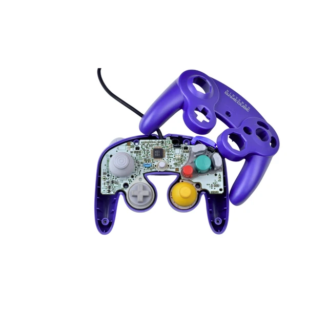 Alt view image 4 of 4 - Official Nintendo GameCube OEM Controller - Indigo