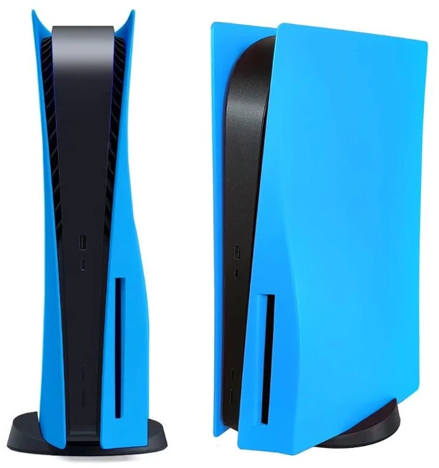 Main image of RETROFAM faceplate for PS5 Console Standard PS5 Case Light Blue