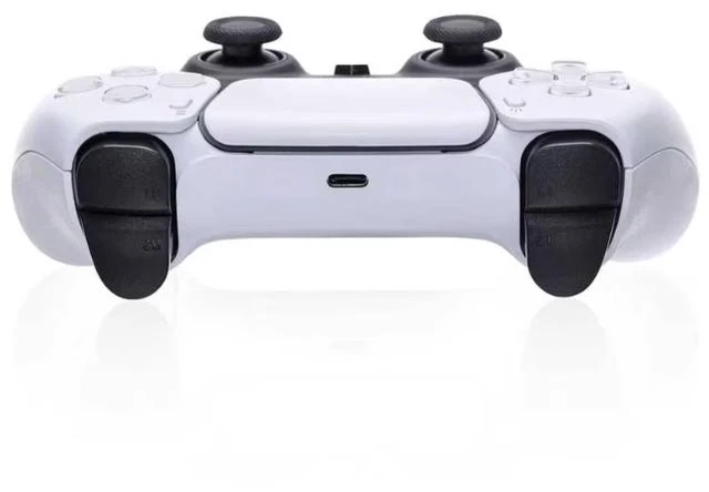 Alt view image 3 of 6 - Retrofam 2-Pack Wireless Gaming Controllers Compatible with PS5, PS5 Slim & PS5 Pro Dual Gamepad Set with Turbo, Motion Sensor & Dual Vibration