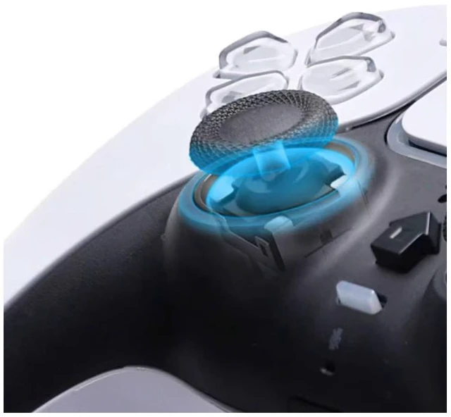 Alt view image 4 of 6 - Retrofam 2-Pack Wireless Gaming Controllers Compatible with PS5, PS5 Slim & PS5 Pro Dual Gamepad Set with Turbo, Motion Sensor & Dual Vibration