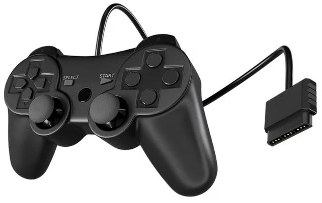 Alt view image 3 of 5 - Sony PlayStation 2 PS2 Console System Bundle with 2 Wired Controllers & 128MB Memory Card