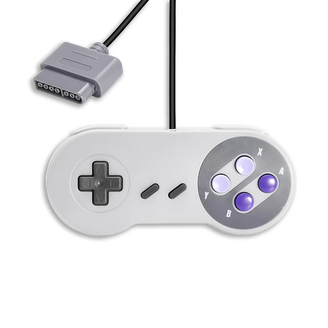 Alt view image 2 of 3 - Retrofam Wired Game Controller for Super Nintendo SNES