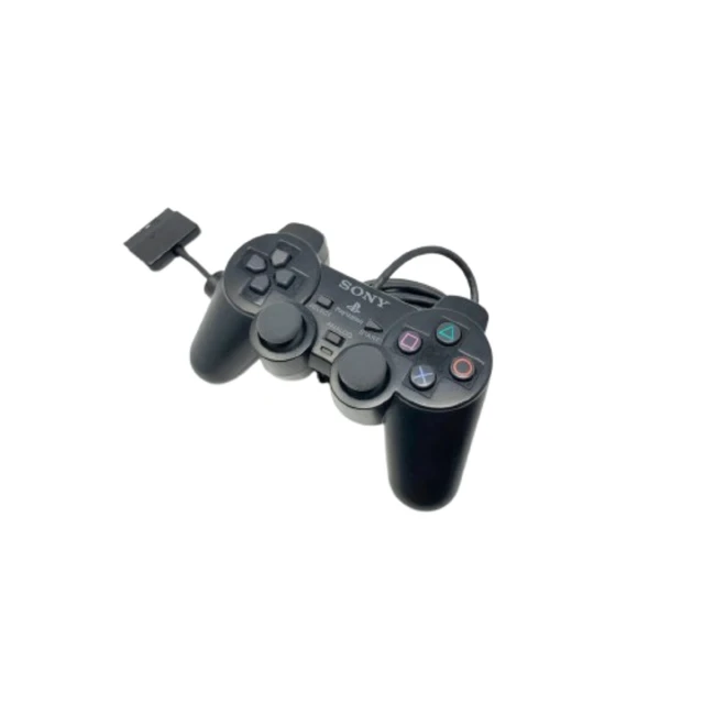 Alt view image 5 of 5 - Sony Original PS2 DualShock 2 Controller OEM - Official Wired Analog Gamepad for PlayStation 2 Console (Charcoal Black)