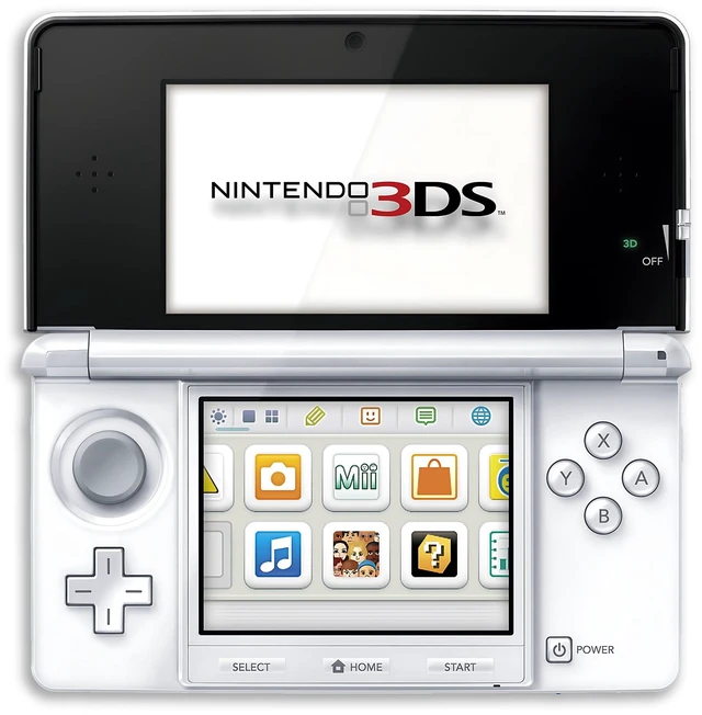 Alt view image 2 of 5 - Nintendo 3DS Handheld Game Console, Ice White - Dual-Screen Portable Video Game System