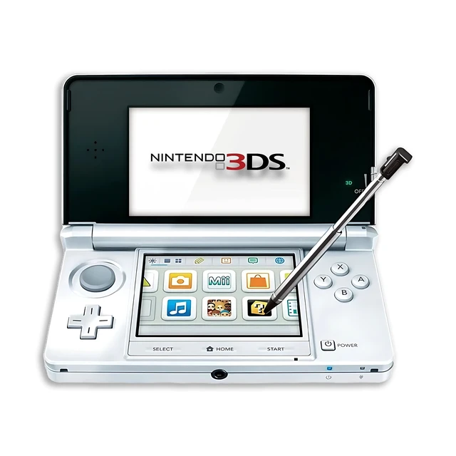Alt view image 3 of 5 - Nintendo 3DS Handheld Game Console, Ice White - Dual-Screen Portable Video Game System