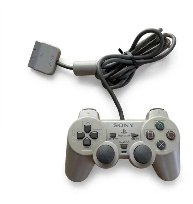 Main image of Official Sony PlayStation 2 (PS2) DualShock 2 Wired Gamepad Controller OEM - Gray