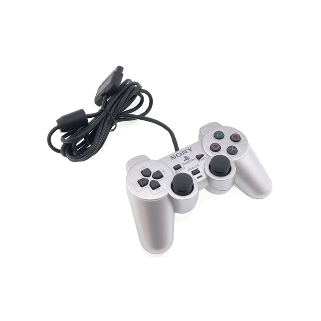 Alt view image 2 of 2 - Official Sony PlayStation 2 (PS2) DualShock 2 Wired Gamepad Controller OEM - Gray