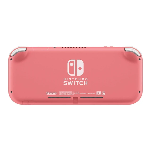 Alt view image 3 of 6 - Nintendo Switch Lite Handheld Gaming Console, Coral Pink, with 2 RetroFam Wireless Pro Controllers and Charger Bundle