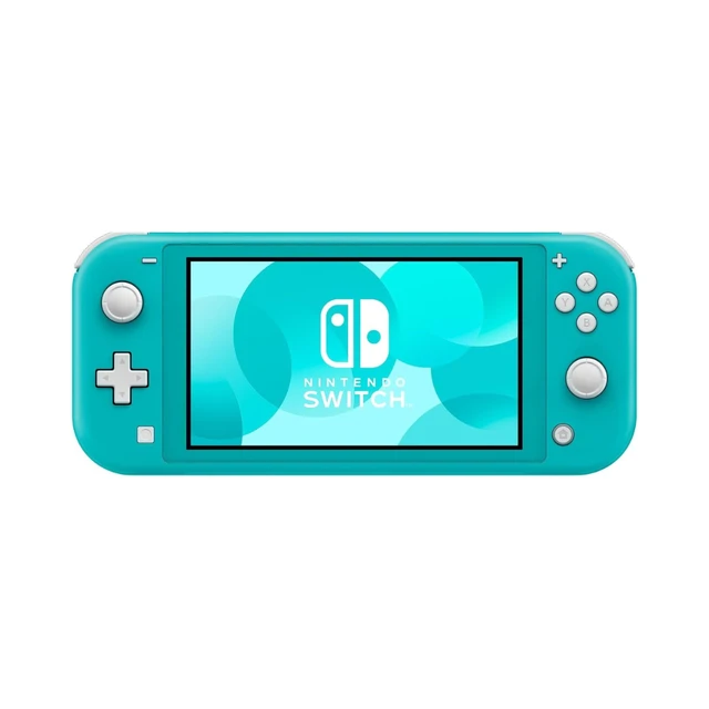 Alt view image 2 of 5 - Nintendo Switch Lite Handheld Gaming Console, Turquoise, with 2 RetroFam Wireless Pro Controllers and Charger Bundle