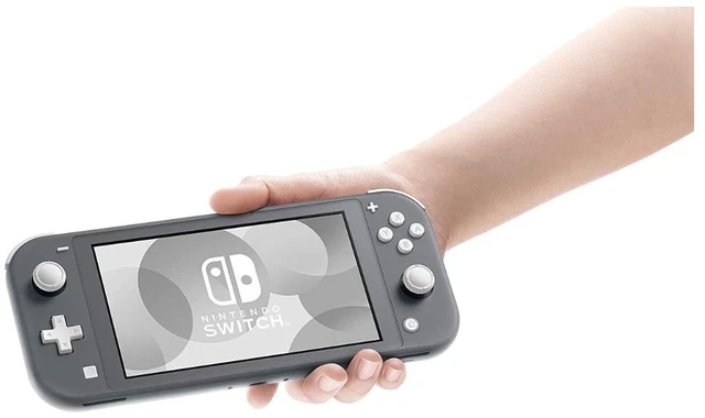 Alt view image 4 of 6 - Nintendo Switch Lite Handheld Gaming Console, Gray, with 2 RetroFam Wireless Pro Controllers and Charger Bundle