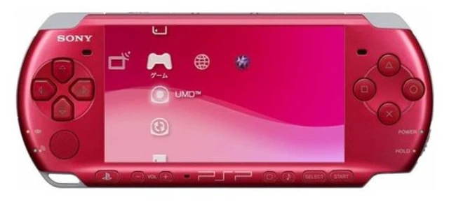 Alt view image 2 of 5 - Sony PlayStation Portable PSP 3000 Handheld Console Red 8GB Memory Card Included
