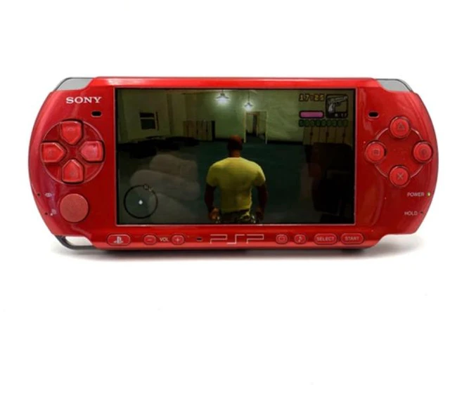 Alt view image 4 of 5 - Sony PlayStation Portable PSP 3000 Handheld Console Red 8GB Memory Card Included