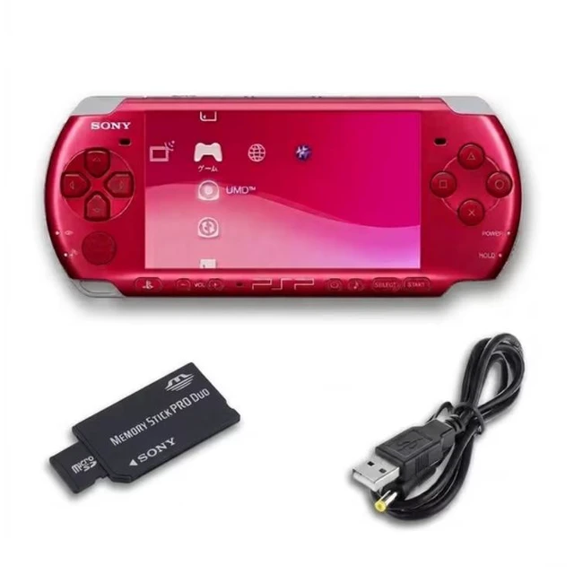 Main image of Sony PlayStation Portable PSP 3000 Handheld Console Red - 32GB Memory Card Included