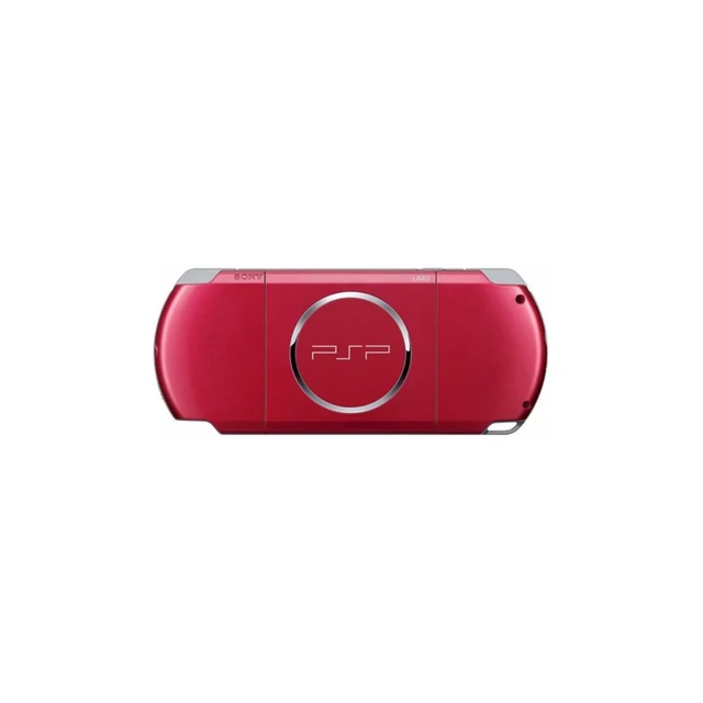 Alt view image 3 of 5 - Sony PlayStation Portable PSP 3000 Handheld Console Red - 32GB Memory Card Included