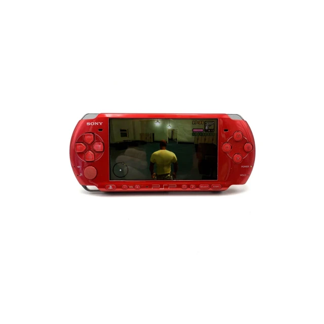Alt view image 4 of 5 - Sony PlayStation Portable PSP 3000 Handheld Console Red - 32GB Memory Card Included