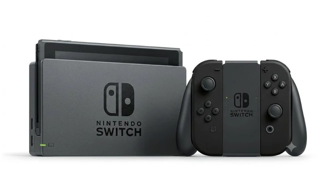 Alt view image 3 of 6 - Nintendo Switch 32GB Gaming Console Bundle - Includes Black Joy-Cons plus 2-Pack RetroFam Switch Pro Controller