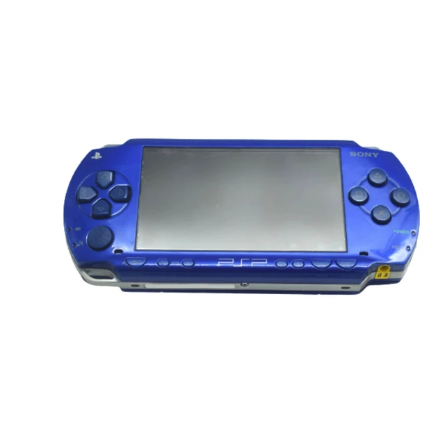 Alt view image 3 of 4 - Sony PSP 1000 Handheld Gaming Console Blue with 8GB Memory Card & Cable