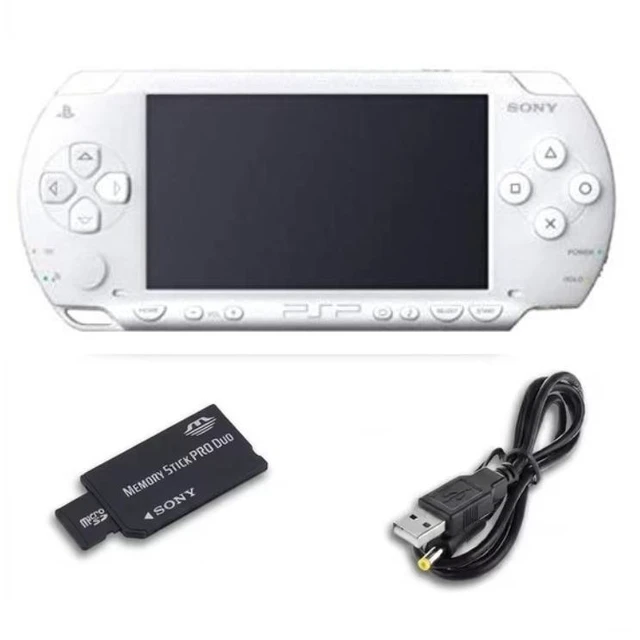 Main image of Sony PSP 1000 Handheld Gaming Console White with 8GB Memory Card & Cable