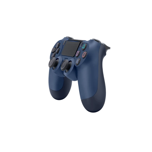 Alt view image 4 of 5 - Sony PlayStation 4 PS4 Console 500GB White with Midnight Blue OEM Controller