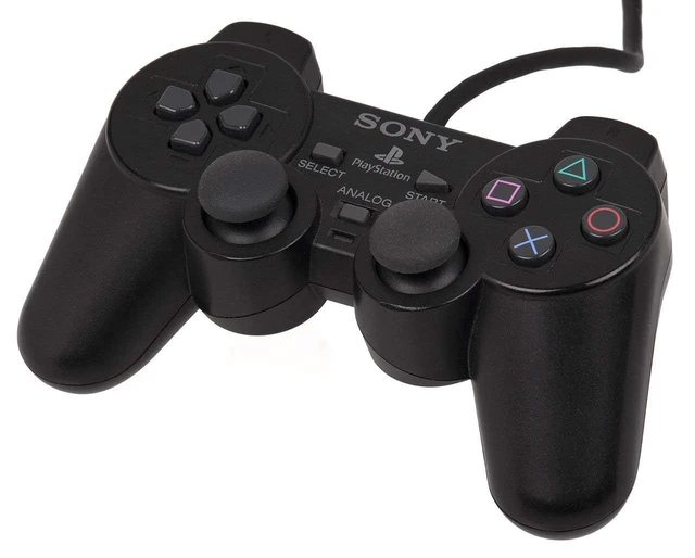 Alt view image 5 of 5 - Sony PlayStation 2 DualShock 2 Wired OEM Controller - Black (PS2)