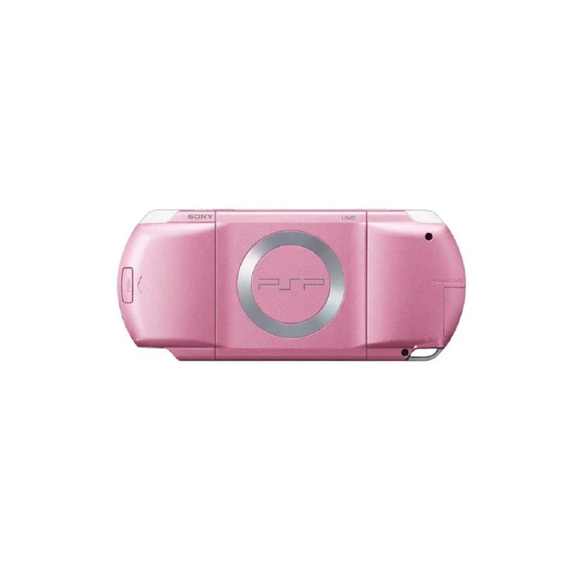 Alt view image 4 of 5 - Sony PlayStation Portable PSP 1000 Handheld Gaming Console with Charging Cable, Pink
