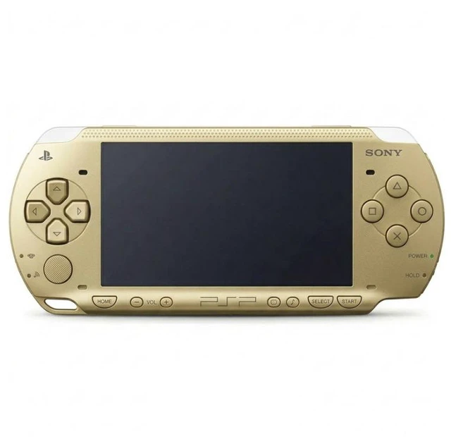 Alt view image 2 of 5 - Sony PlayStation Portable PSP 1000 Handheld Gaming Console with Charging Cable, Gold