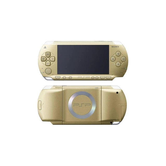 Alt view image 4 of 5 - Sony PlayStation Portable PSP 1000 Handheld Gaming Console with Charging Cable, Gold