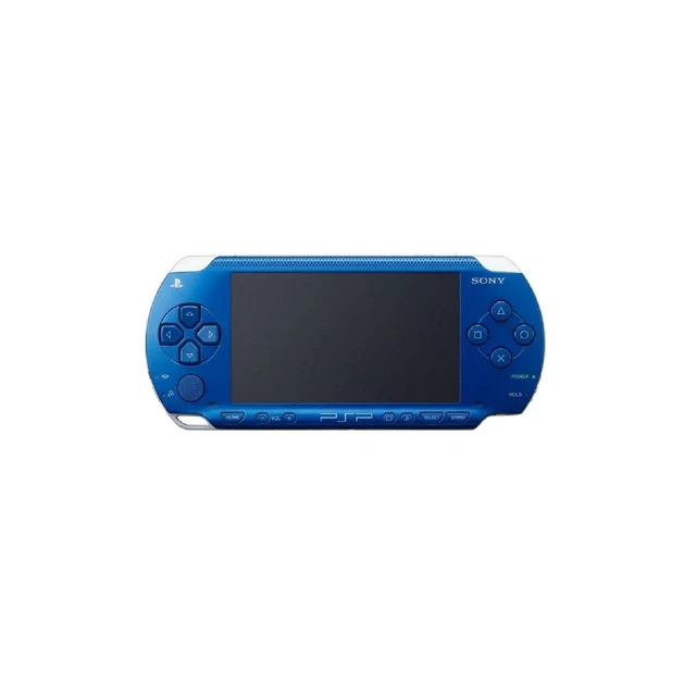 Alt view image 2 of 5 - Sony PlayStation Portable PSP 1000 Handheld Gaming Console with Charging Cable, Blue