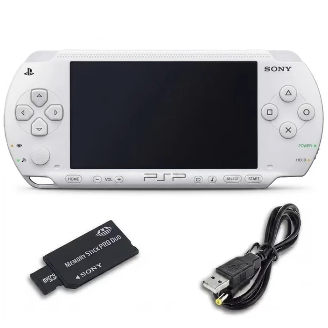 Main image of Sony PSP 1000 Handheld Gaming Console White with 8GB Memory Card & USB Charging Cable