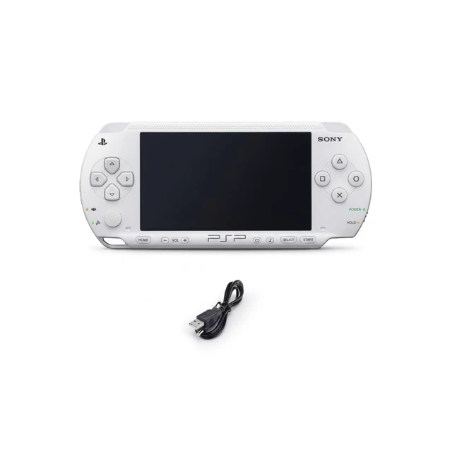 Alt view image 2 of 6 - Sony PSP 1000 Handheld Gaming Console White with 8GB Memory Card & USB Charging Cable