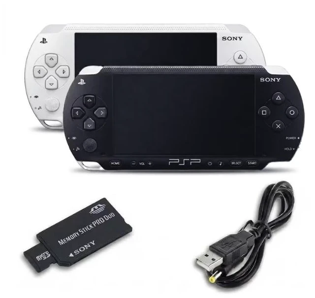 Main image of Sony PSP 1000 Handheld Gaming Console Random Color with 8GB Memory Card & USB Charging Cable