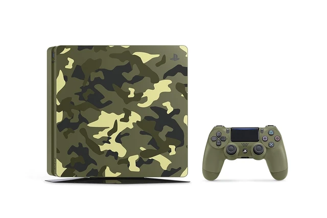 Alt view image 3 of 4 - Sony PlayStation 4 Slim Camouflage Console Bundle with Wireless Controller & Cables