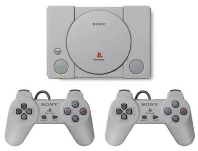 Main image of Sony PlayStation Classic Mini Console (Refurbished) Retro Gaming Console with 2 Wired Controllers, HDMI & Power Cables