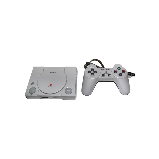 Alt view image 2 of 5 - Sony PlayStation Classic Mini Console (Refurbished) Retro Gaming Console with 2 Wired Controllers, HDMI & Power Cables