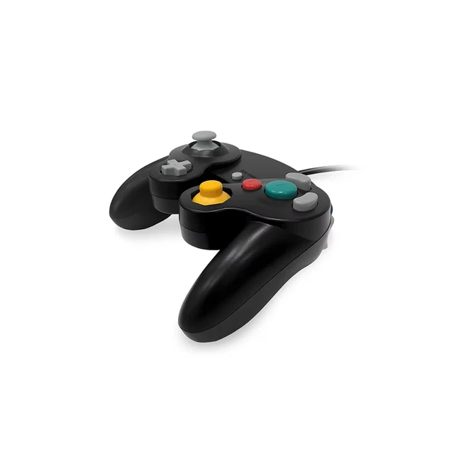 Alt view image 3 of 5 - 2-Pack Wired GameCube Controllers for Nintendo GameCube & Wii Classic Gamepads (Black)