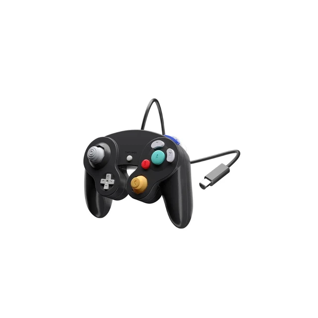 Alt view image 5 of 5 - 2-Pack Wired GameCube Controllers for Nintendo GameCube & Wii Classic Gamepads (Black)