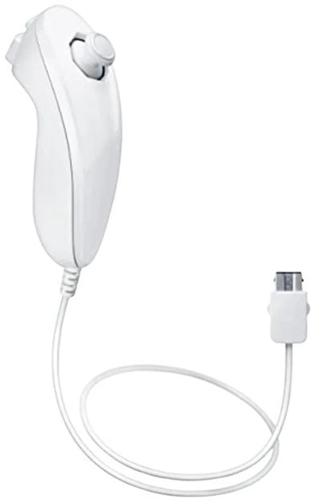 Alt view image 5 of 7 - Nintendo Wii Console White Bundle with Super Mario Galaxy Game, Retrofam Remote, Nunchuk, Sensor Bar & Power Adapter