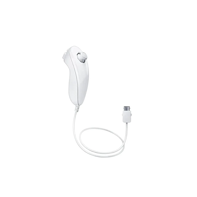 Alt view image 5 of 7 - Nintendo Wii Console White Bundle with Super Mario Galaxy Game, 2 RetroFam Remotes, Nunchuk, Sensor Bar & Power Adapter