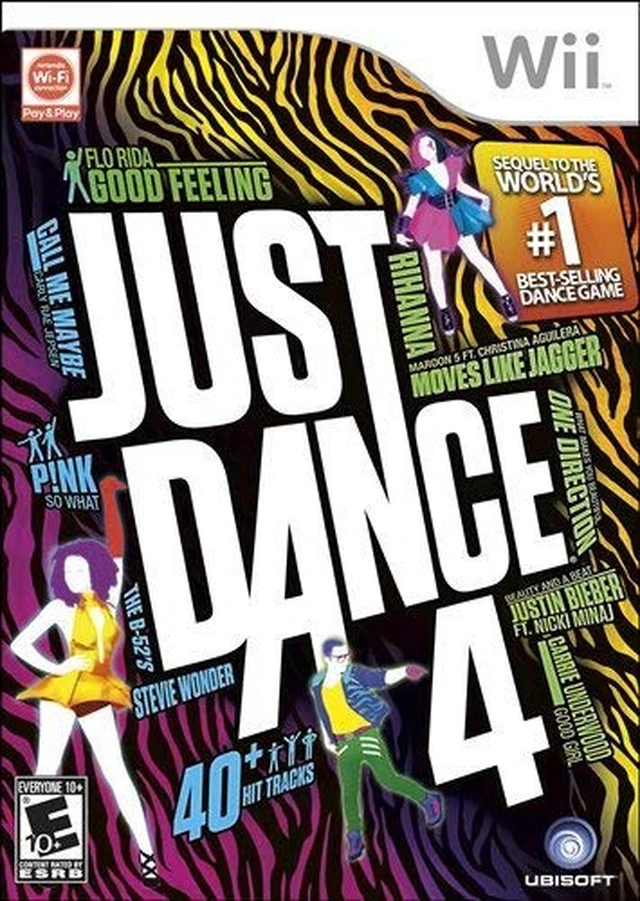Alt view image 6 of 7 - Nintendo Wii Console White Bundle with Just Dance 4 Game, RetroFam Remote, Nunchuk, Sensor Bar & Power Adapter