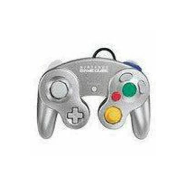 Alt view image 4 of 7 - Nintendo Wii Gaming Console White Bundle with Original Remote, Nunchuk, GameCube Silver Controller & Cables