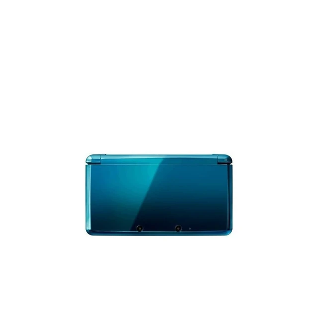 Alt view image 3 of 5 - Nintendo 3DS Aqua Blue Handheld Game Console with 32GB SD Card, 3D Gaming System